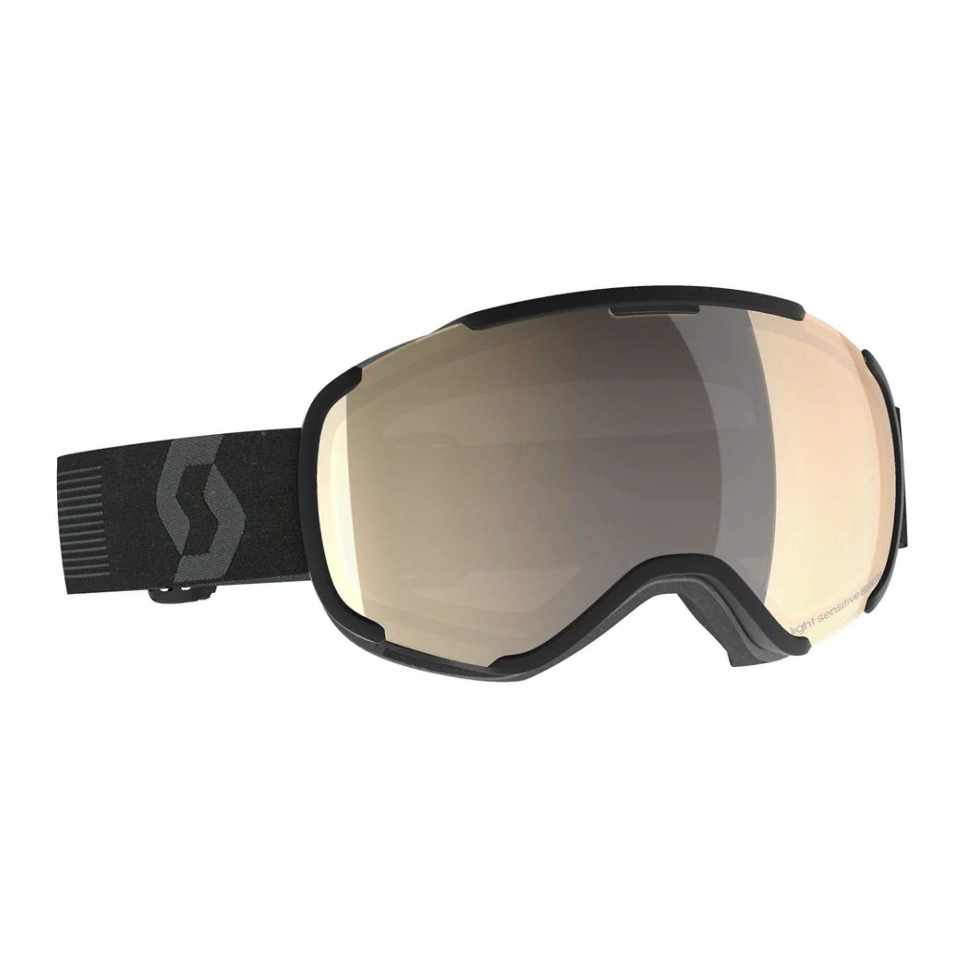 Scott Goggle Faze II LS - Mineral Black / Light Sensitive Bronze Chrome