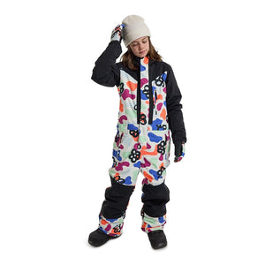 Burton Kids' One Piece - True Black / Flora Mirage