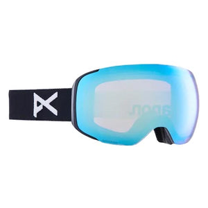 Anon M2 Goggles + Bonus Lens + MFI® Face Mask - Low Bridge Fit - Black / Percieve Variable Blue