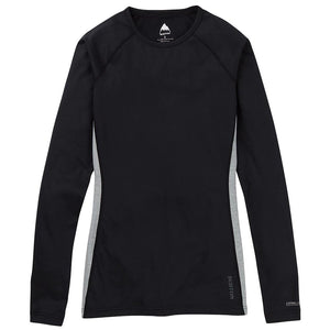 Burton Women's Midweight X Base Layer Crew - True Black