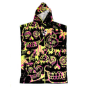 Creatures Grom Poncho - Lime Pink