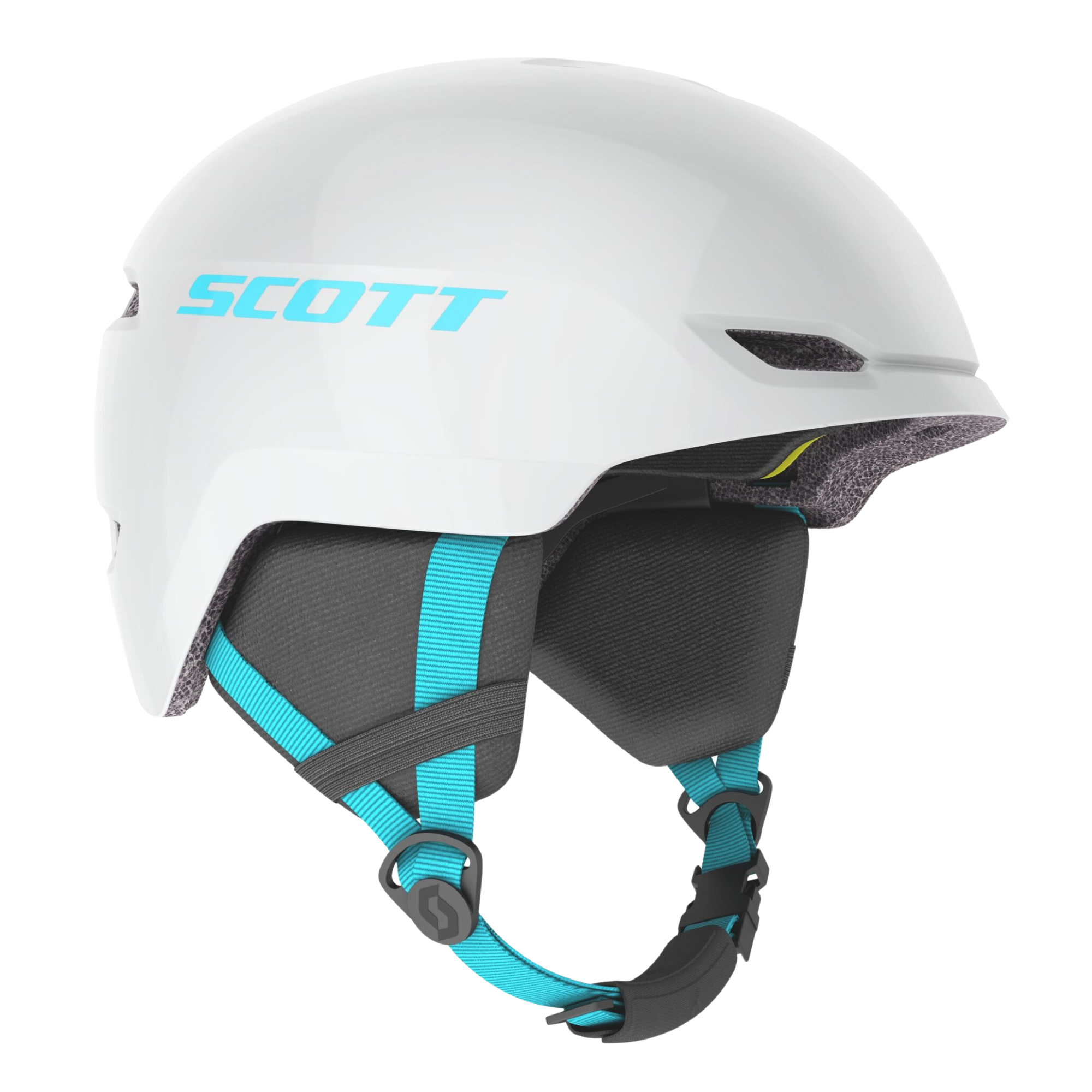 Scott Kid's Keeper 2 Plus MIPS Helmet - Pearl White / Blue Breeze