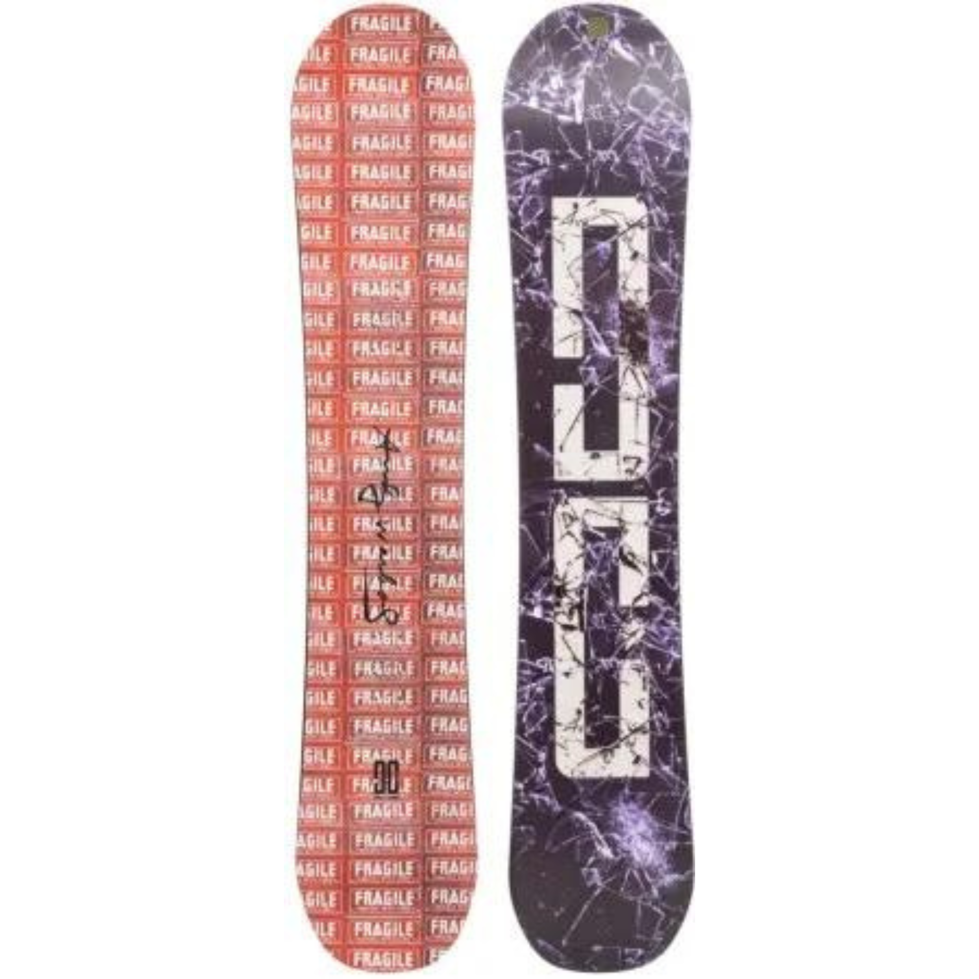 DC AW Ply Snowboard - Red Fragile
