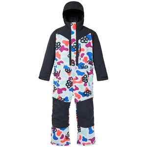 Burton Kids' One Piece - True Black / Flora Mirage