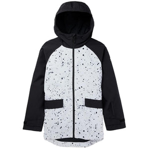 Burton Women's Lalik Jacket - Stout White Spatter / True Black