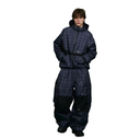 Reflective Piped Curve Panel Hood Jacket