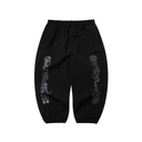 BSR Letter Super Wide Joggers Pants