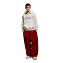 BSR Letter Super Wide Joggers Pants