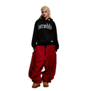 BSR Letter Super Wide Joggers Pants