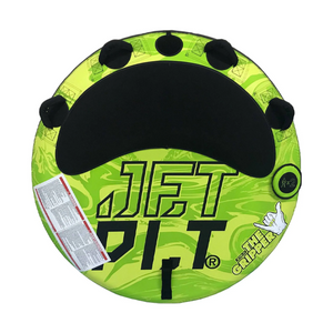 Jetpilot Gripper 2 Round Towable - Green / Yellow
