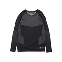 Burton Men's [ak] Slokar Crewneck Fleece - True Black/ Gray Cloud