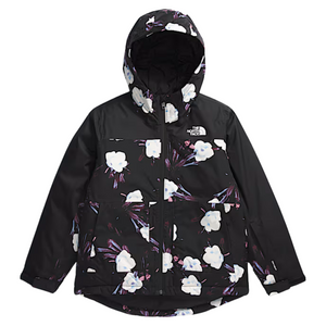 The North Face Girl's Freedom Insulated Jacket - TNF Black/ White