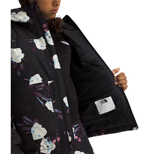 The North Face Girl's Freedom Insulated Jacket - TNF Black/ White