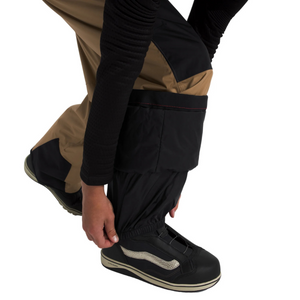 The North Face Teen Freedom Insulated Bib Pants - Utility Brown