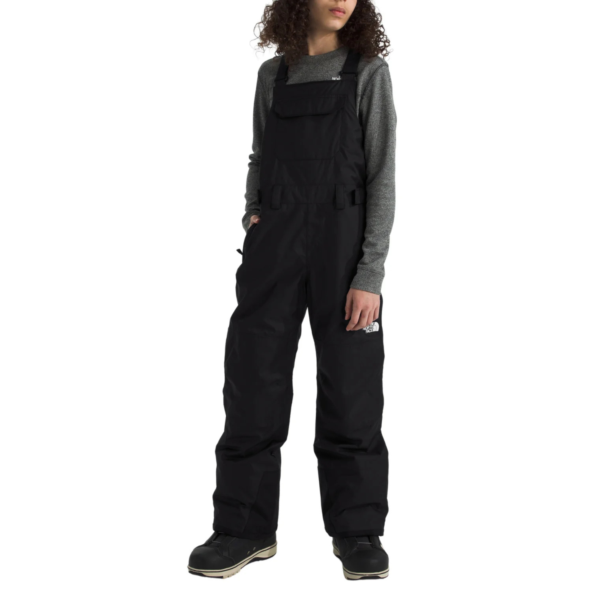 The North Face Teen Freedom Insulated Bib Pants - TNF Black