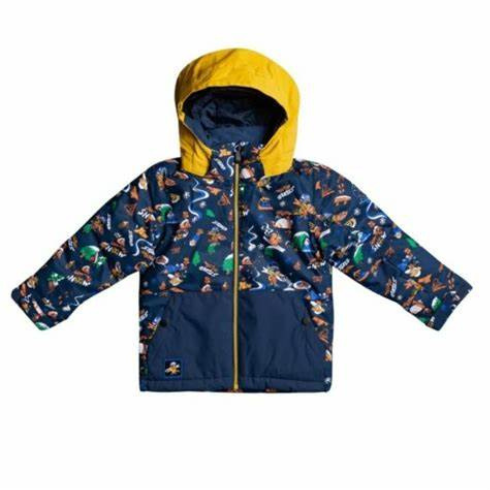 Quiksilver Little Mission Kid's Jacket - Insignia Blue Snow Aloha