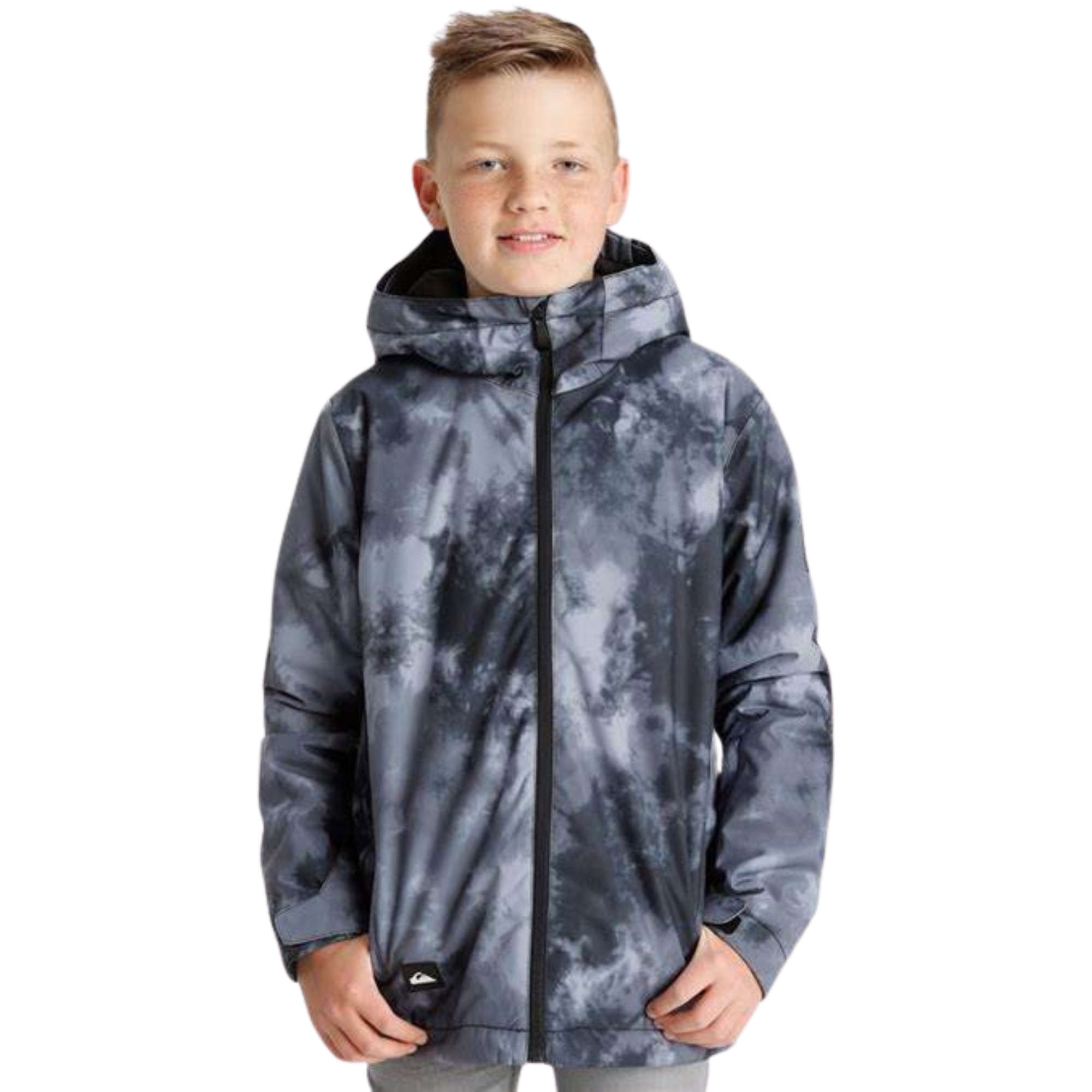 Quiksilver Mission Printed Youth Jacket - Quiet Storm
