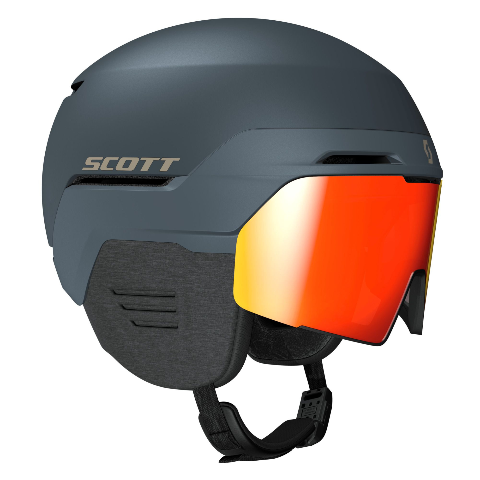 Scott Unisex Blend Plus LS - Aspen Blue + Red Chrome