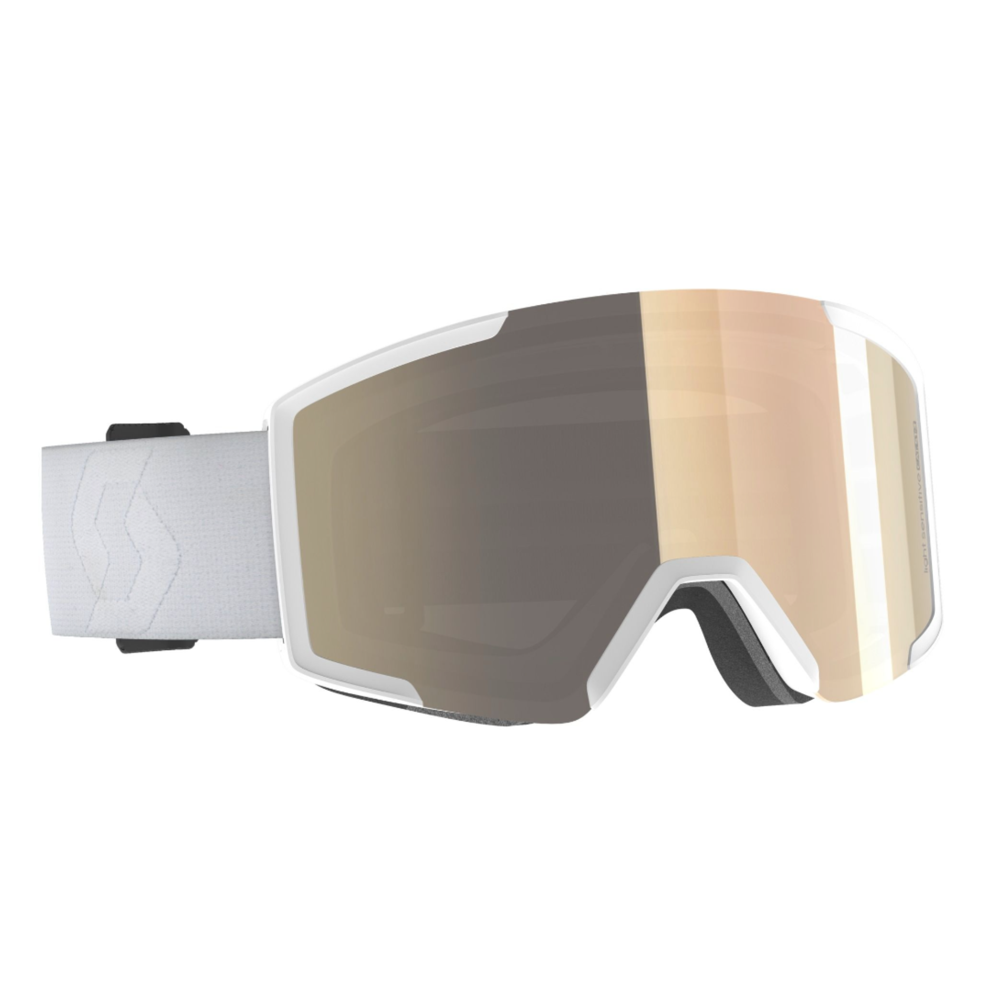 Scott Sheild LS - Mineral White / Light Sensitive Bronze Chrome