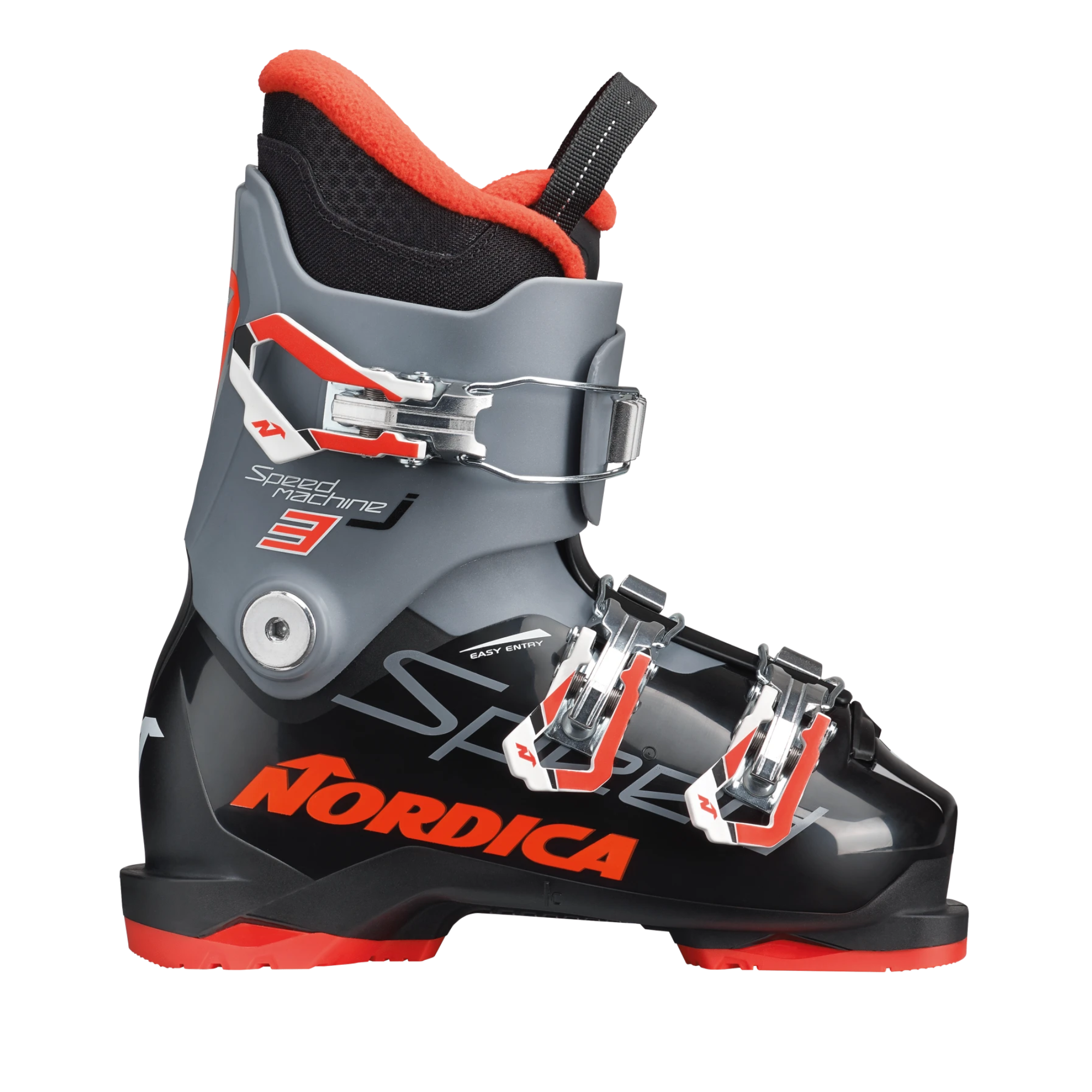 Nordica Kid's Speedmachine J3 - Black/Anthracite/Red