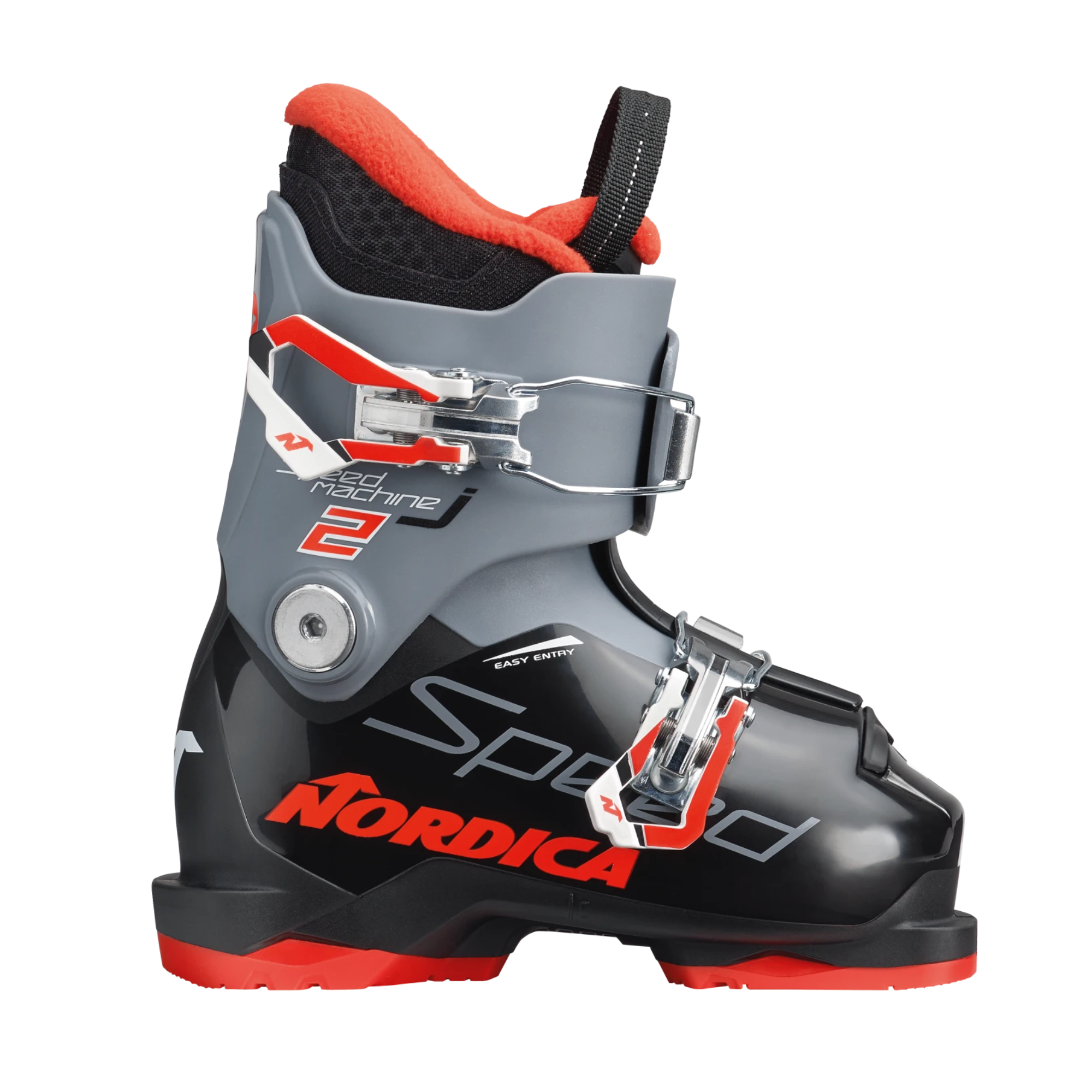 Nordica Kid's Speedmachine J2 - Black/Anthracite/Red