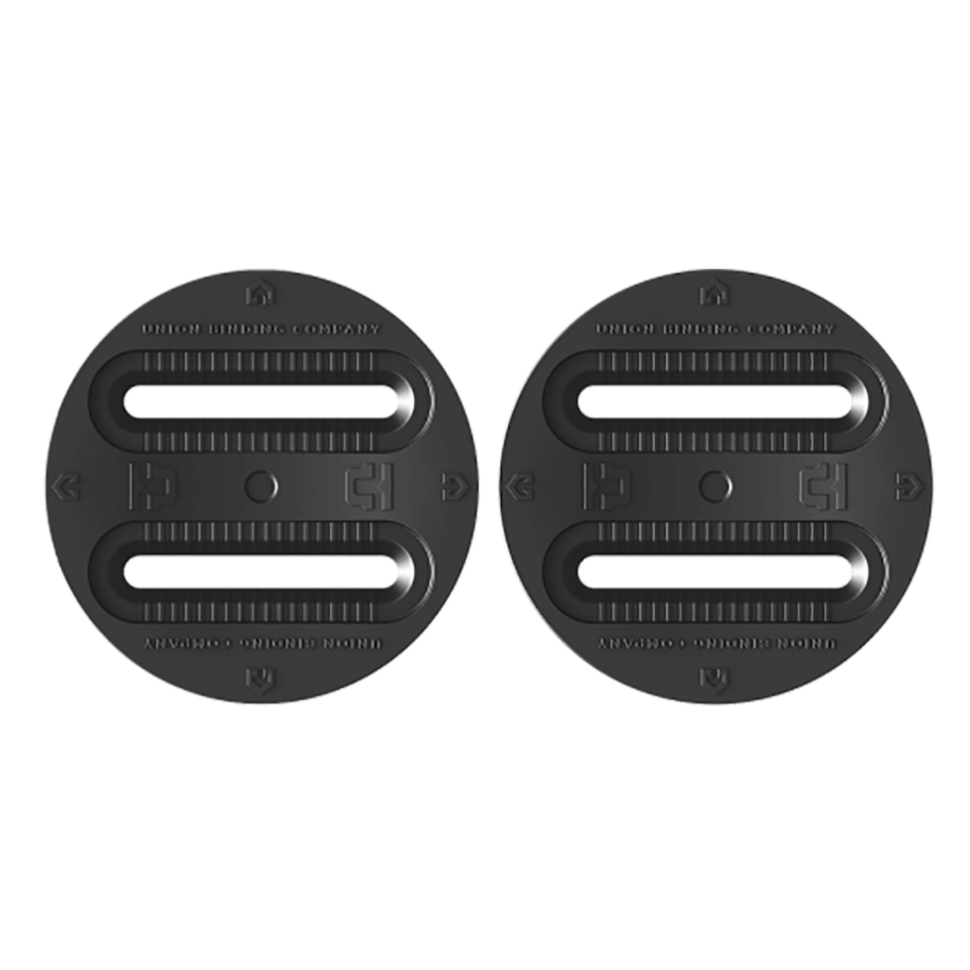 Union 3 Hole (3D) Disks (2) - Black