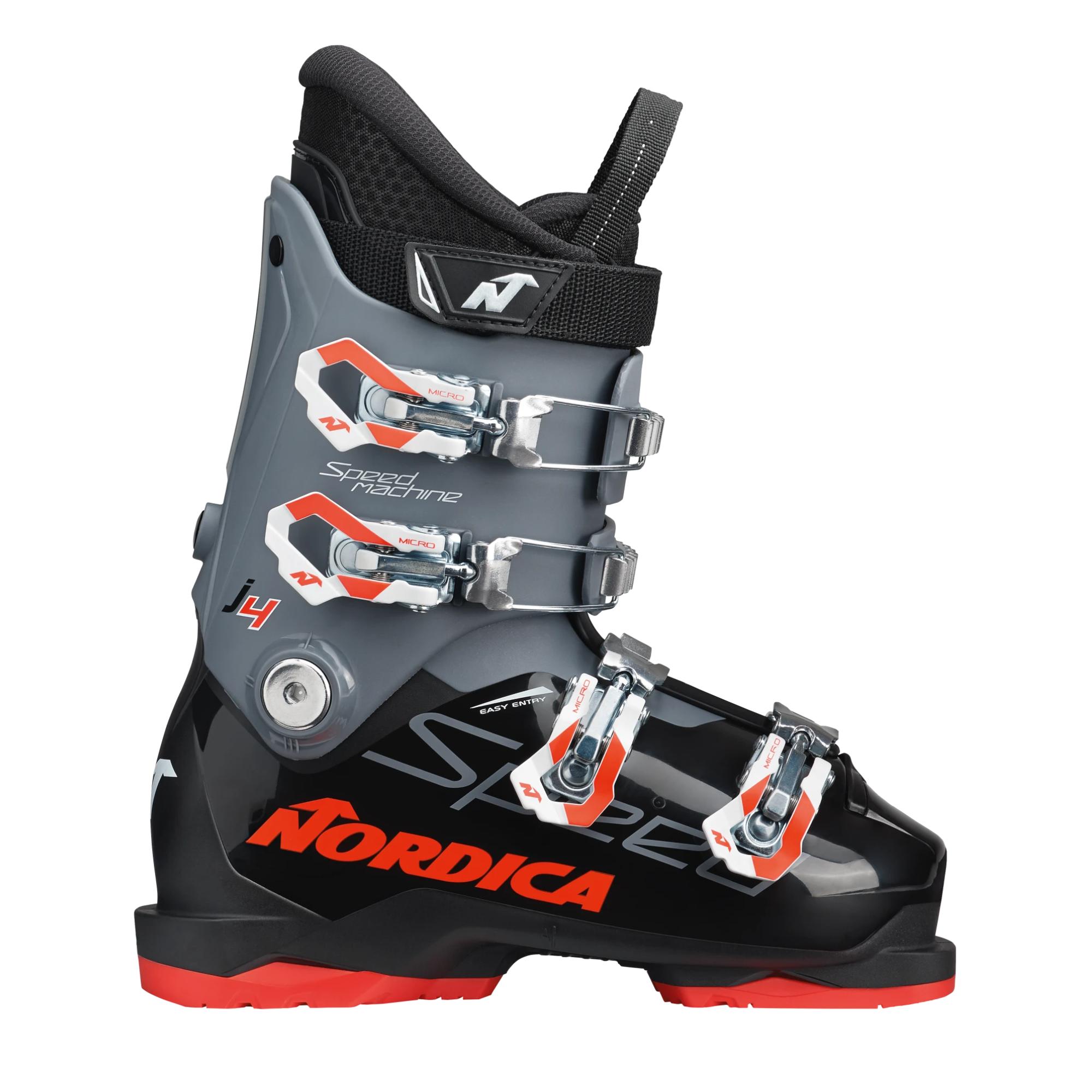 Nordica Kid's Speedmachine J4 - Black/Anthracite/Red