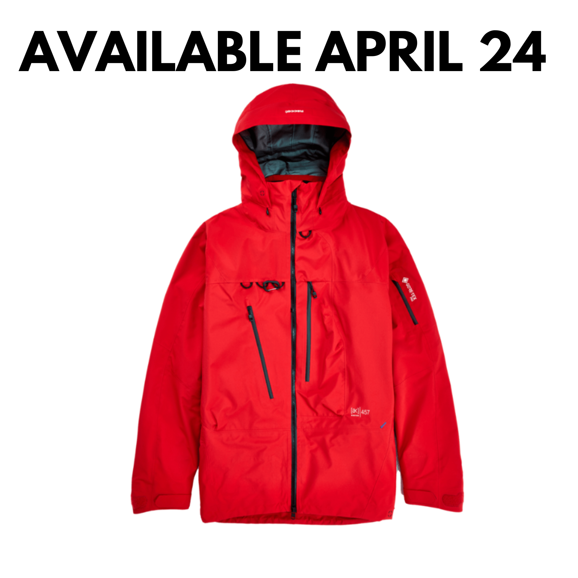 Burton Men's [ak] Japan Guide GORE-TEX PRO 3L Jacket - Turbo Red