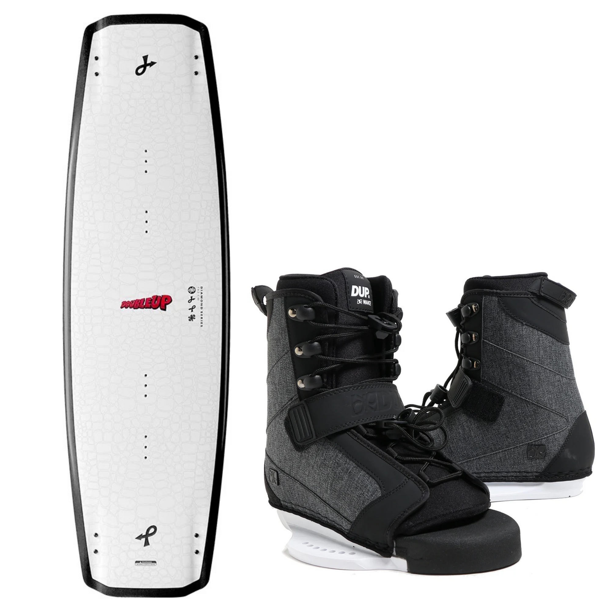 Double Up Diamond Wakeboard + Krank Bindings