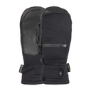 POW Women's Cascadia Short Mitten + Leather - Black