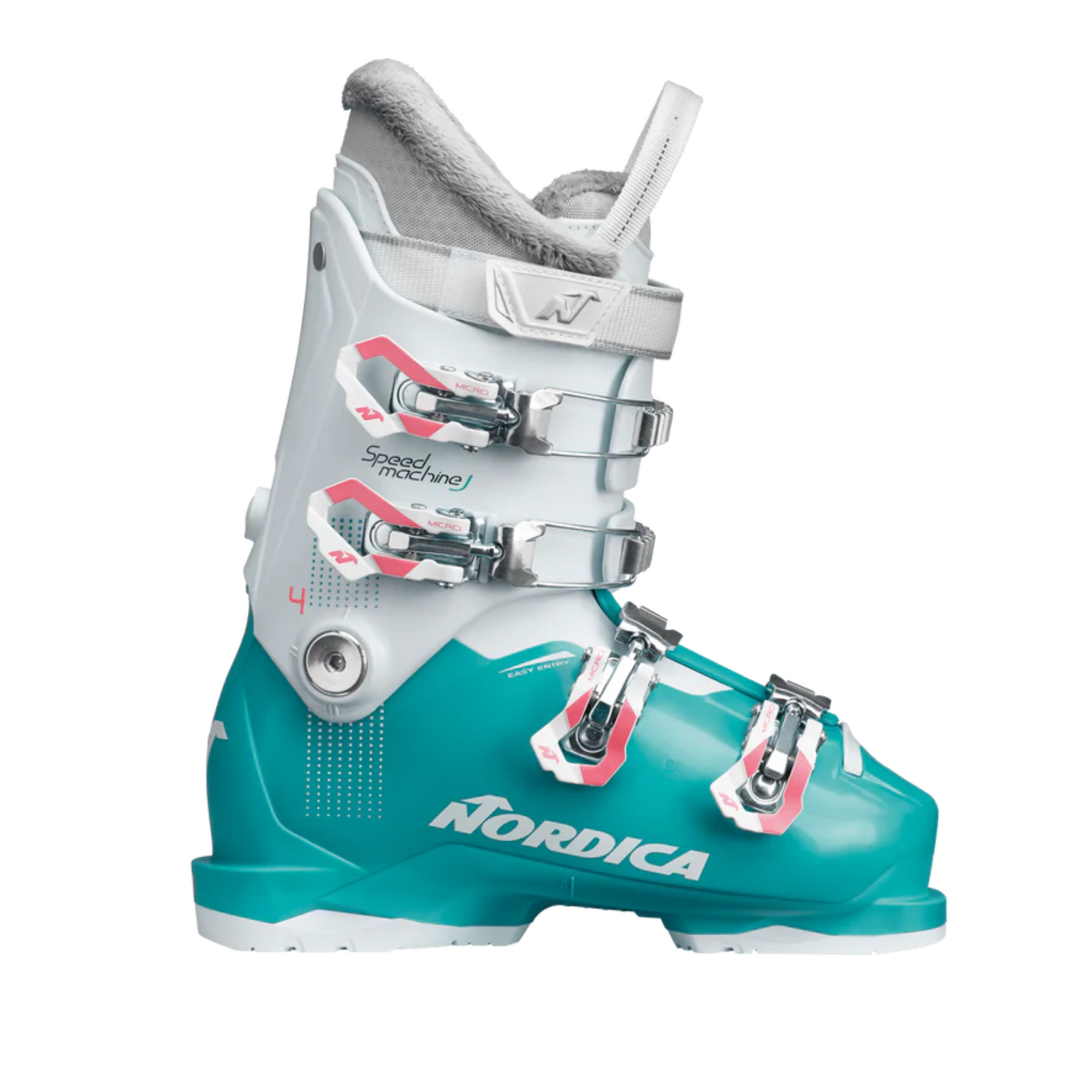 Nordica Junior Speedmachine J4 Girl - Light Blue/White/Pink