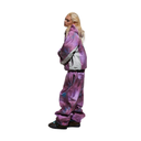 BSR Monogram Super Wide Jogger Pants - Aurora Pink