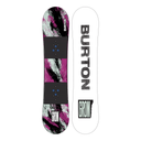 Burton Kids' Grom Flat Top Snowboard - Purple/ Teal