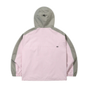BSR Light Weight Reflective Line Hooded Jacket - Baby Pink