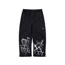 BSR Special Seam Sealing Wide Ventilation Pants - Ink Splatter Black