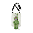 BSR Trippy Rabbit Stuffed Doll Cross Bag - Green