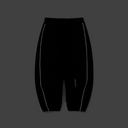 BSR Stream Line 3L Super Wide Jogger Pants - Black