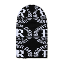 BSR Br Pattern Face Mask - Black