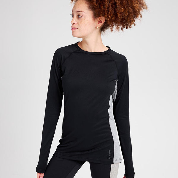 Burton Women's Midweight X Base Layer Crew True Black Ballistics