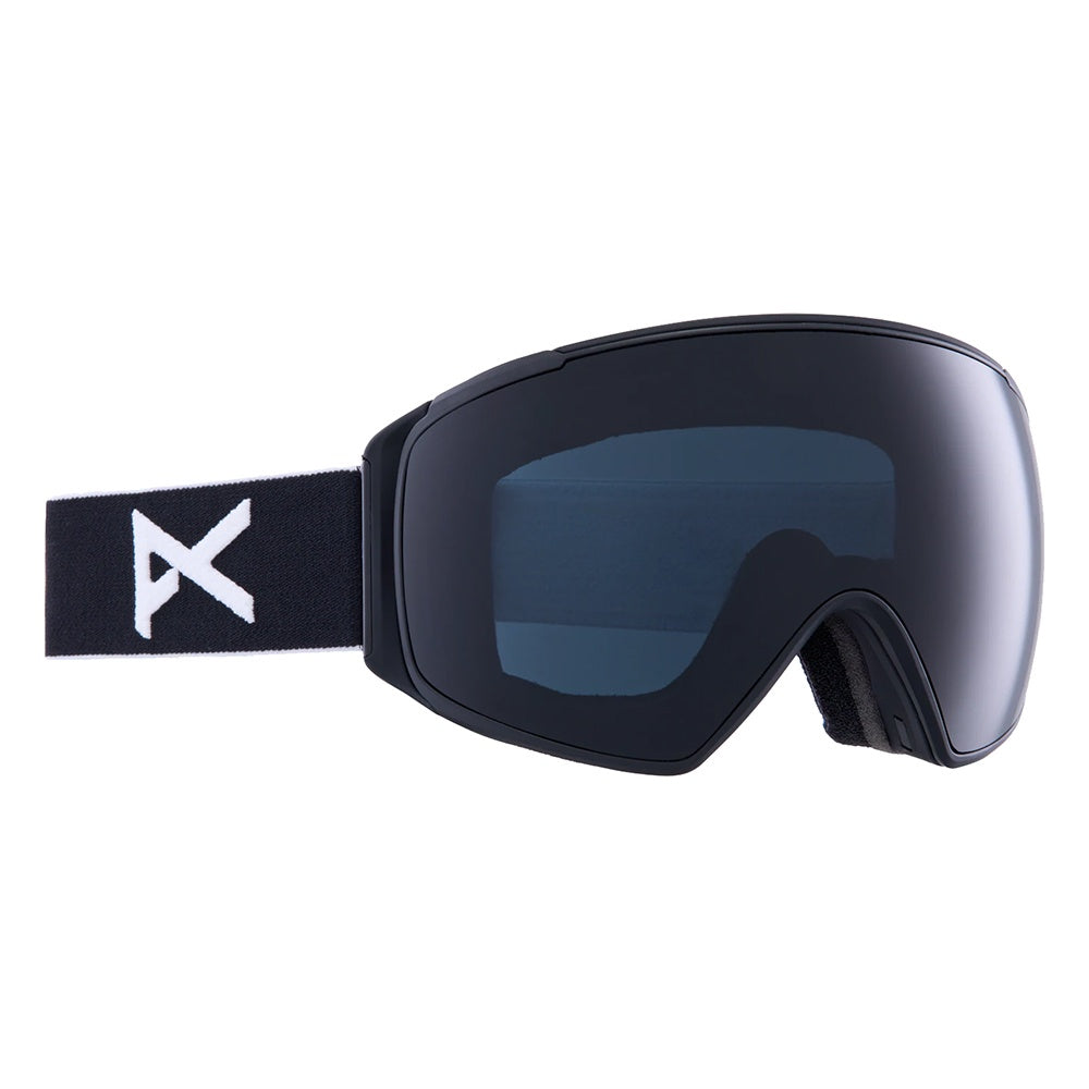 Anon M4S Polarized Toric Goggles + Bonus Lens + MFI face mask - Black / Polar Smoke