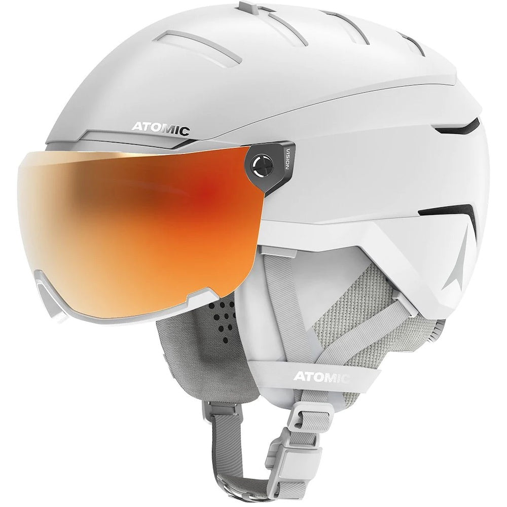 Atomic Savor GT AMID Visor HD Helmet White / Heather Ballistics