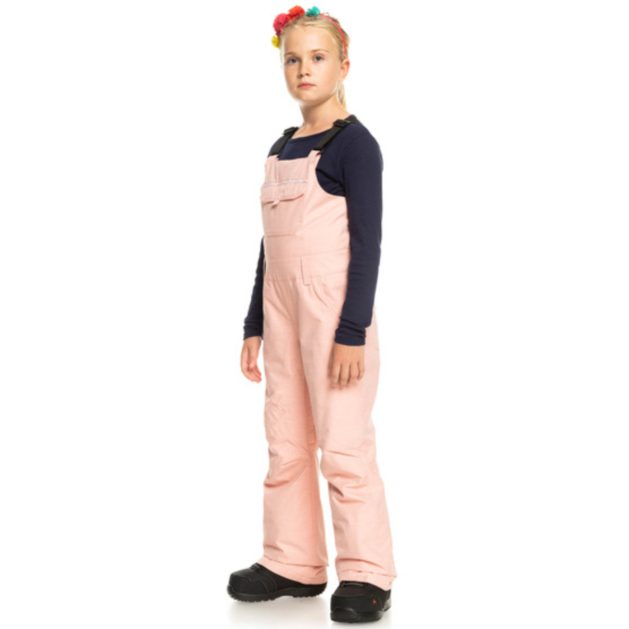 Roxy Girl's Non Stop Bib Pants - Mellow Rose