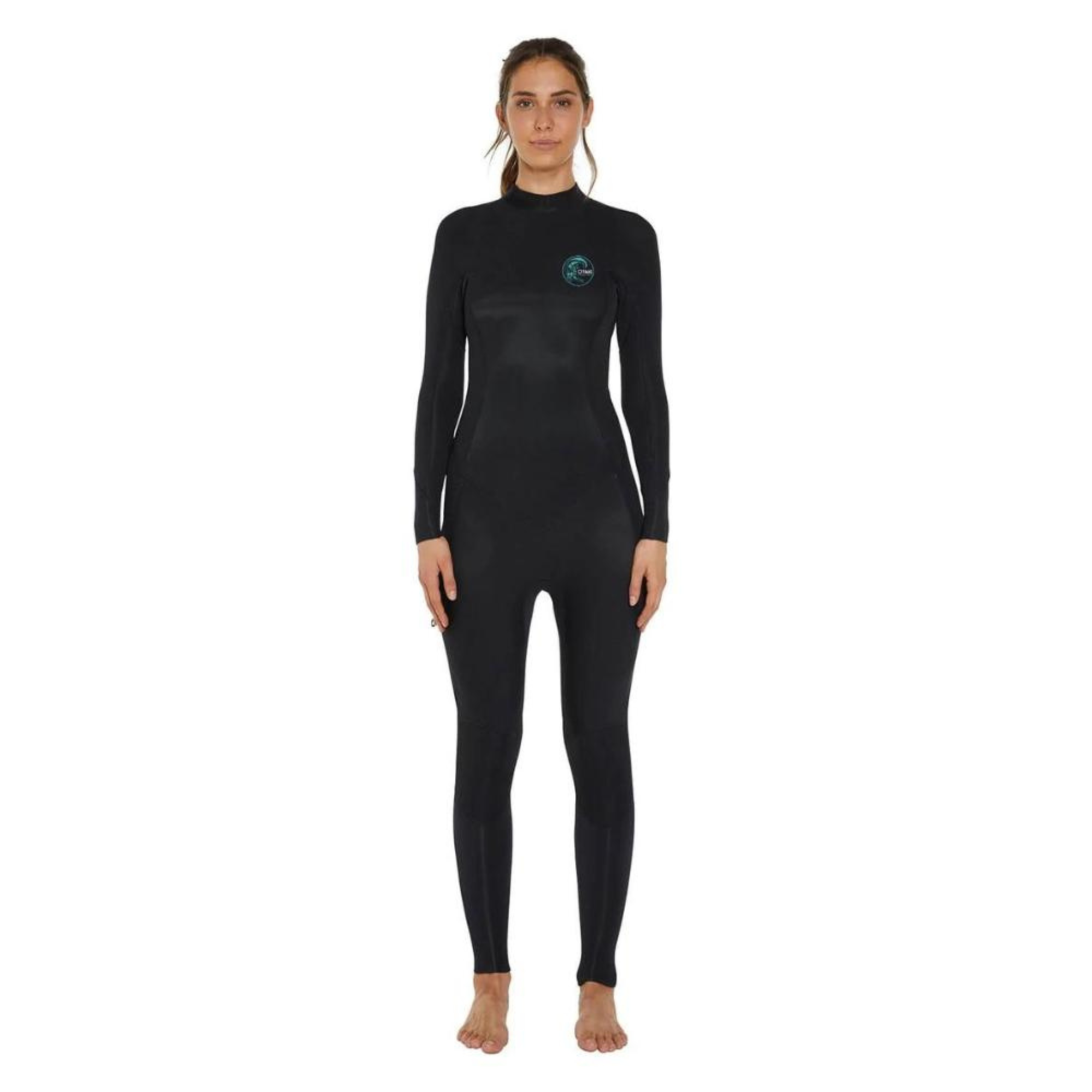 O'Neill Women's Bahia Back Zip 3/2 Steamer - Black