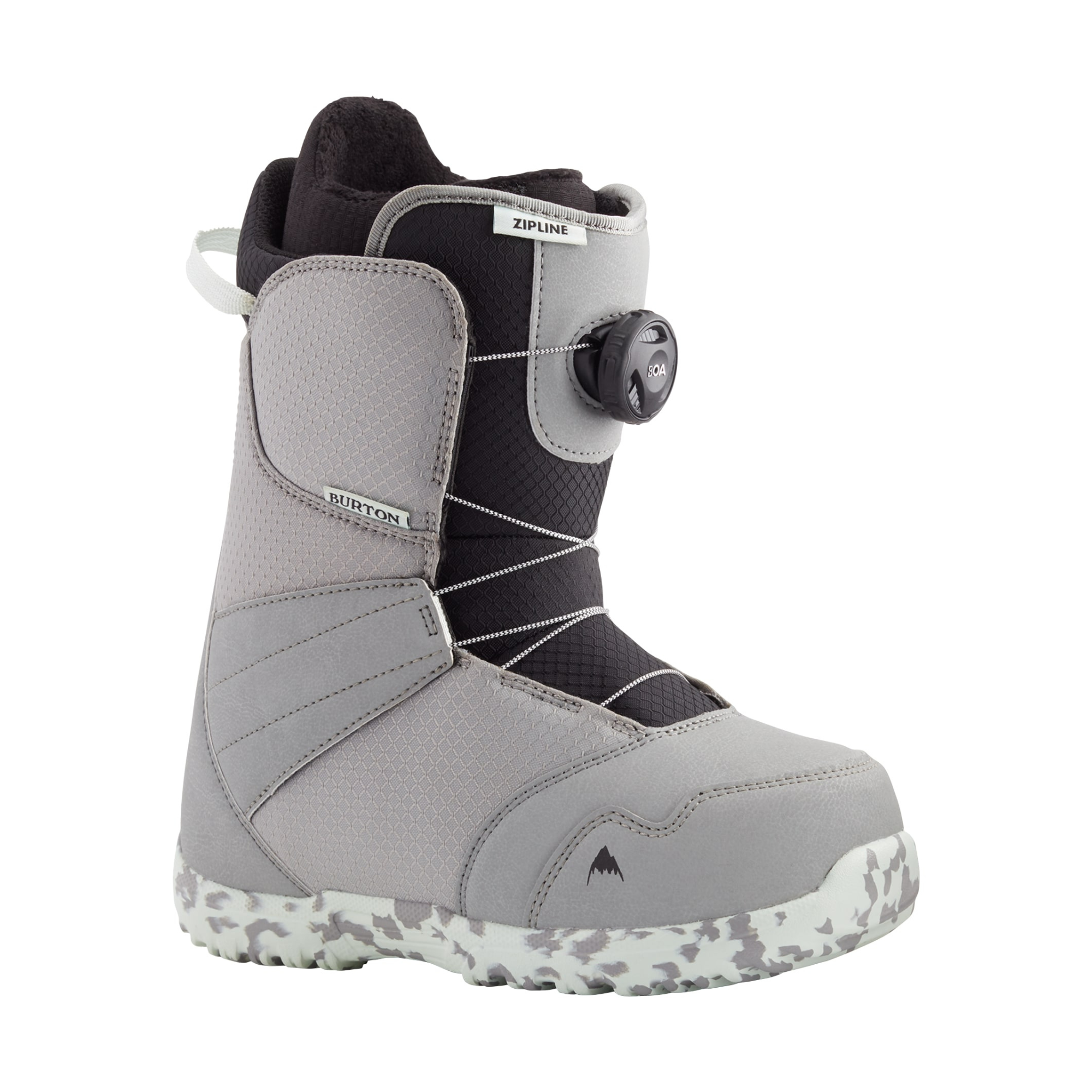 Burton Kids' Zipline BOA® Snowboard Boots - Grey / Neo Mint
