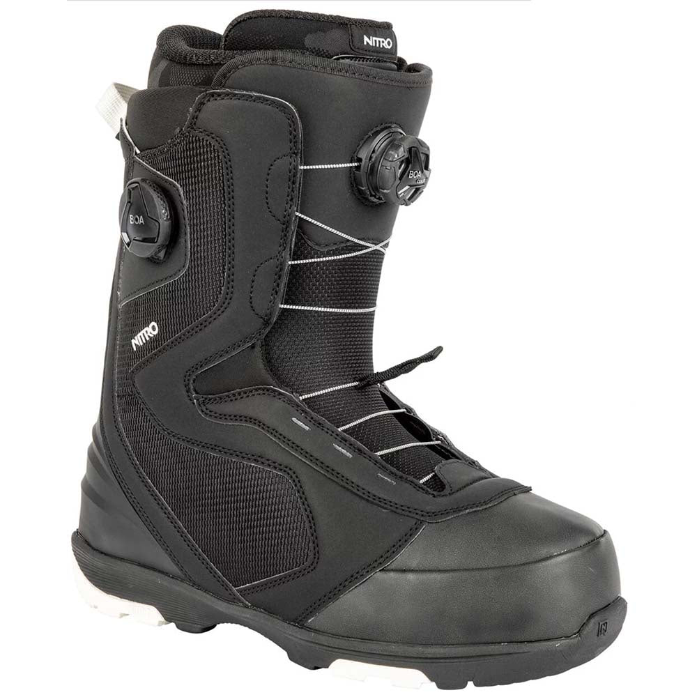 Nitro Men's Club BOA Snowboard Boots - Black White