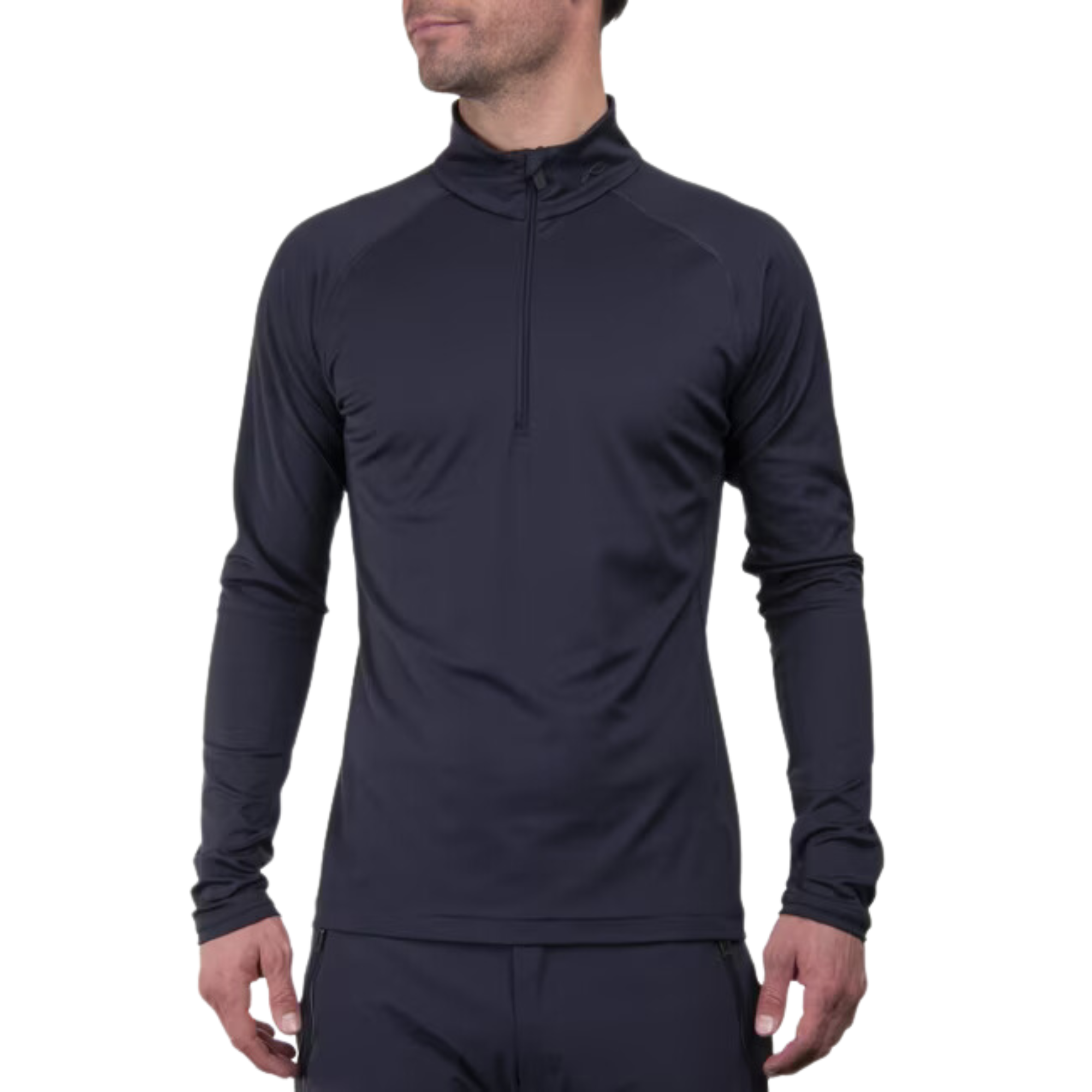 Kjus Men's Feel Half-Zip - Black - Dark Dusk