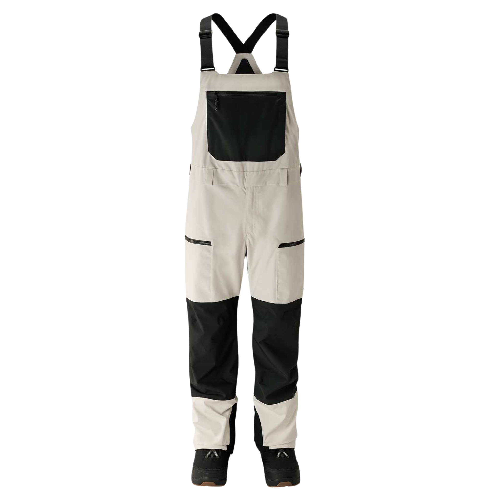 Jones Mountain Surf Bib Pant - Mineral Gray