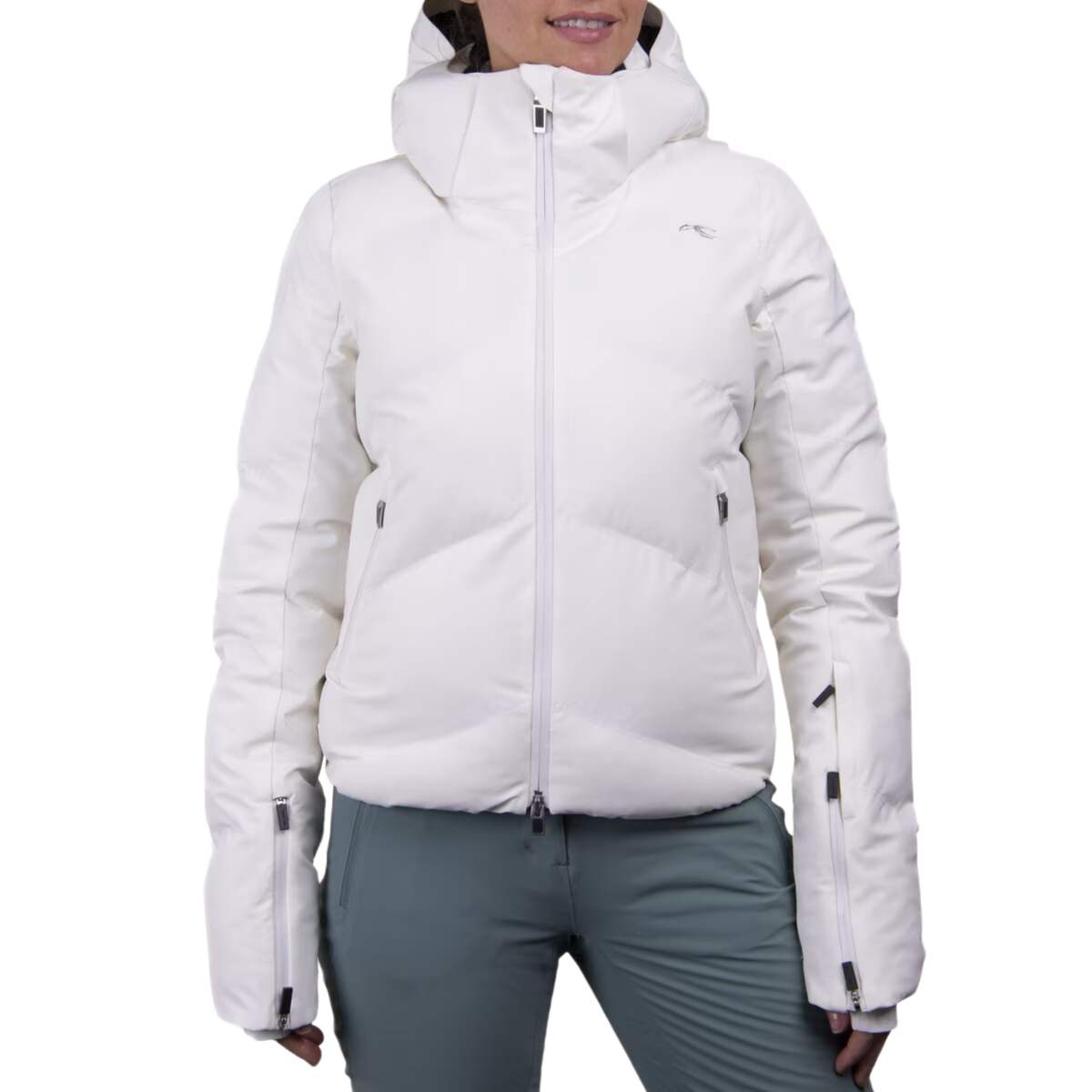 Bluebird Jacket Kjus Women's Bluebird Jacket - White – Ballistics