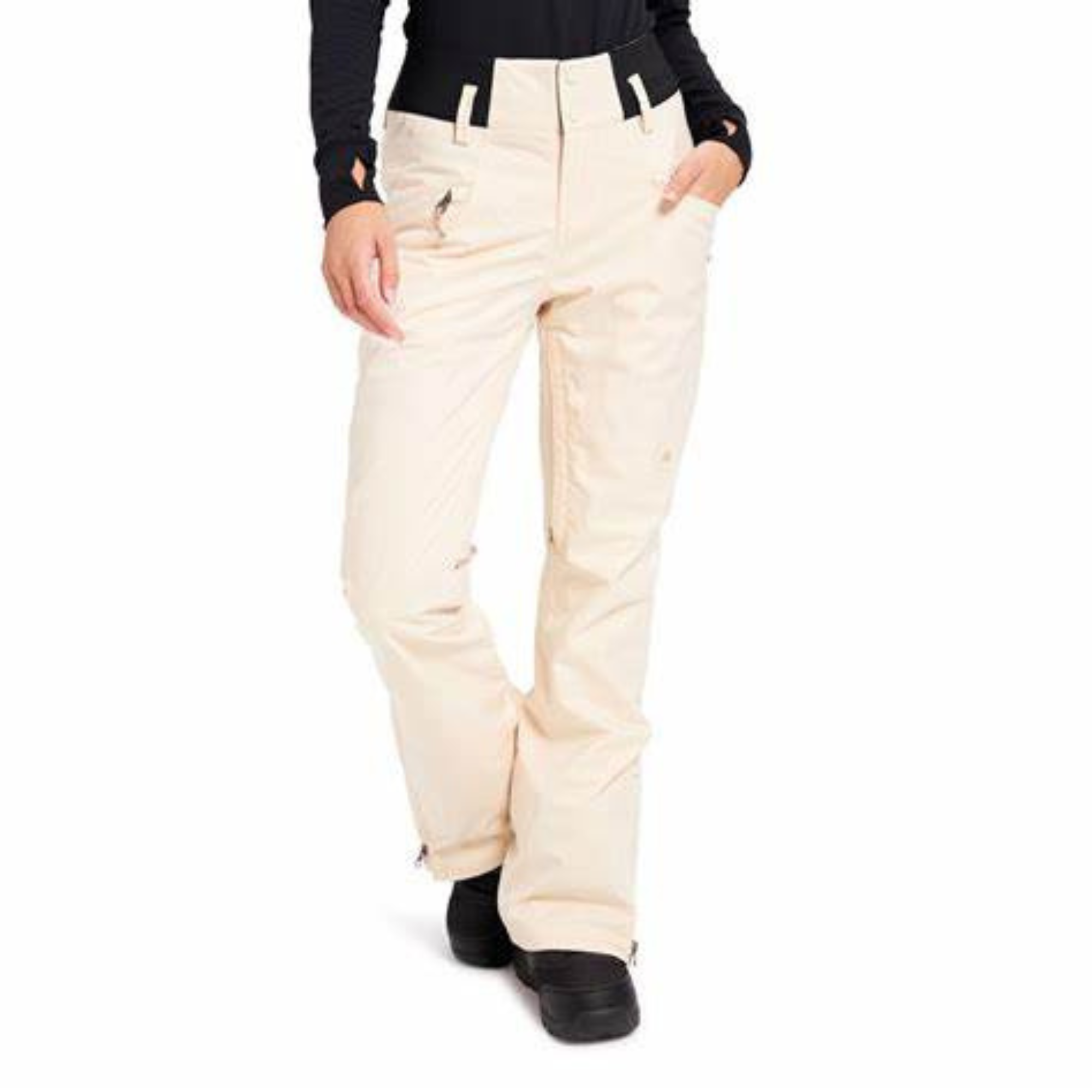 Burton Women's Marcy High Rise Stretch Pant - Creme Crulee