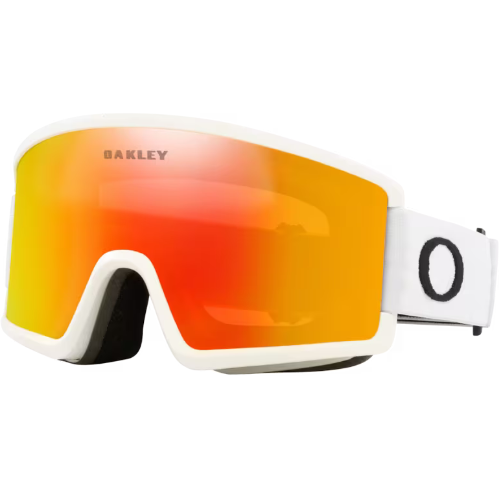 Oakley Target Line M Goggles - Matte White / Fire